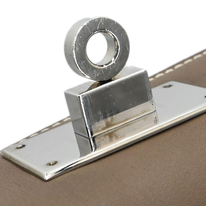 Hermes Etoupe Gray Veau Evercalf Toolbox 26 2way Shoulder Handbag