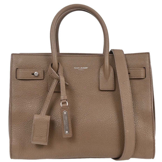 Saint Laurent 2016 Brown Sac de Jour 2way Shoulder Handbag
