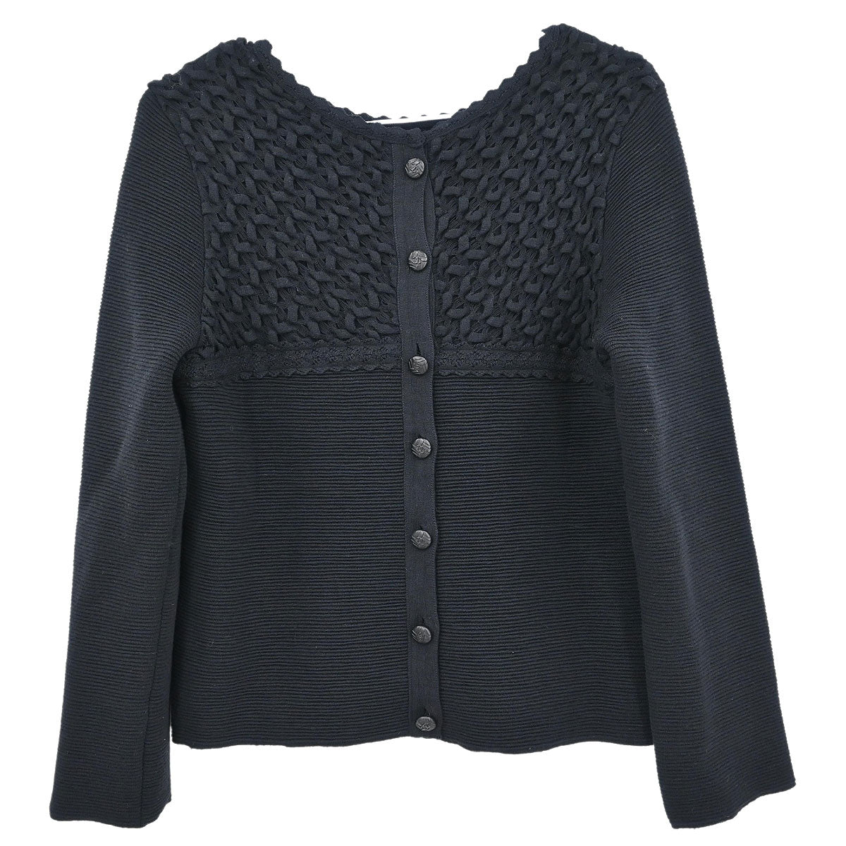 Chanel 2011 Cardigan Black #38