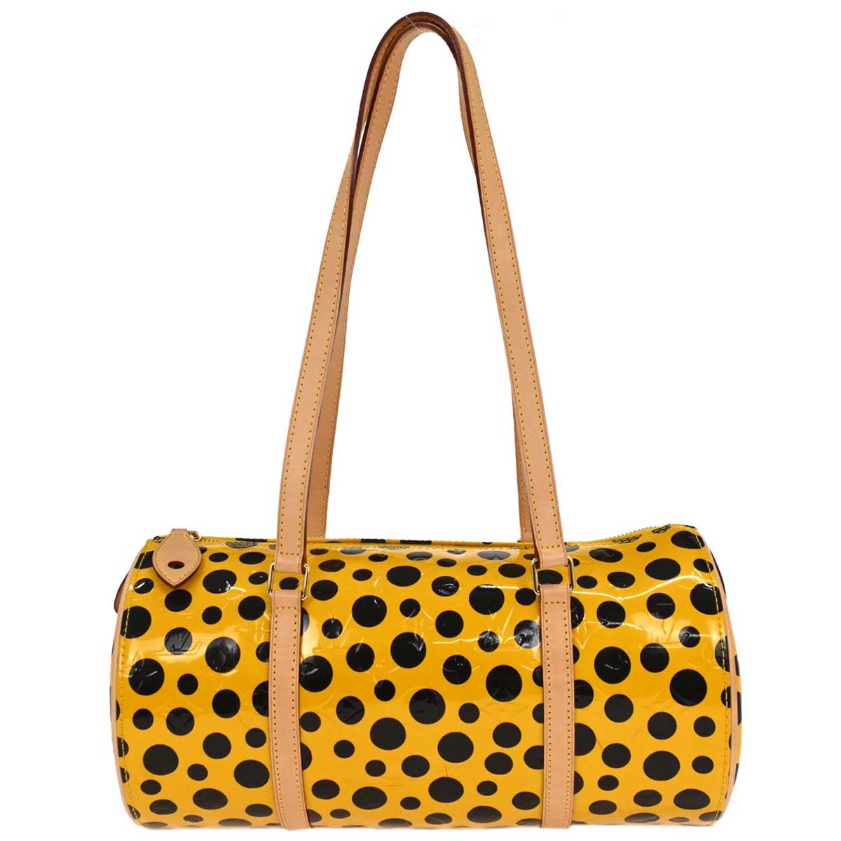 Louis Vuitton Yellow Pumpkin Dot Papillon 30 Handbag M40688