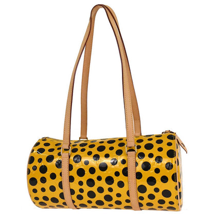 Louis Vuitton Yellow Pumpkin Dot Papillon 30 Handbag M40688