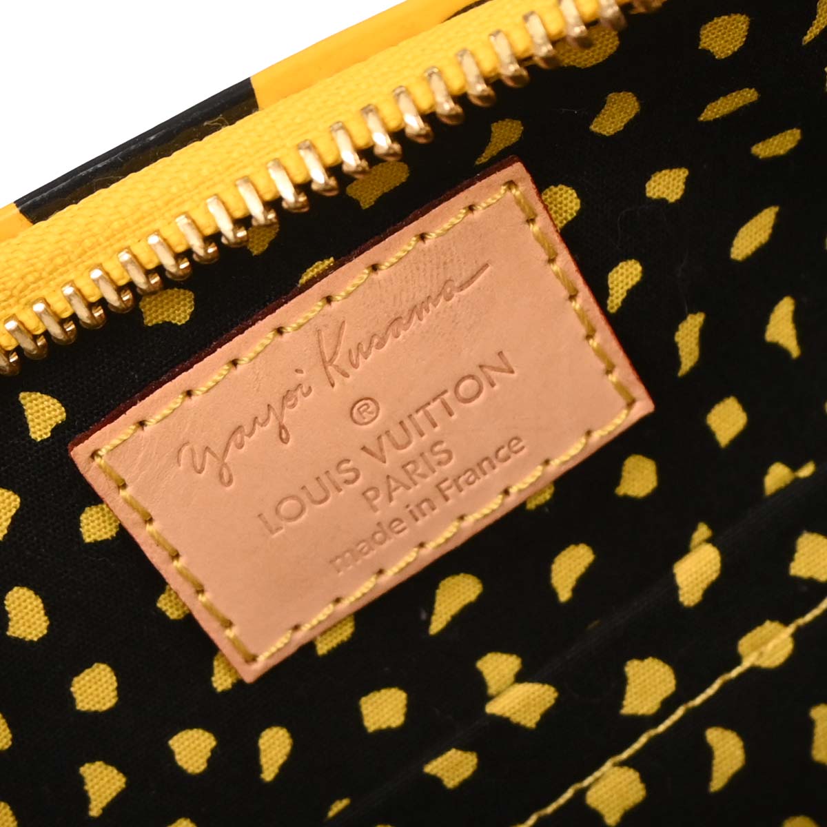 Louis Vuitton Yellow Pumpkin Dot Papillon 30 Handbag M40688