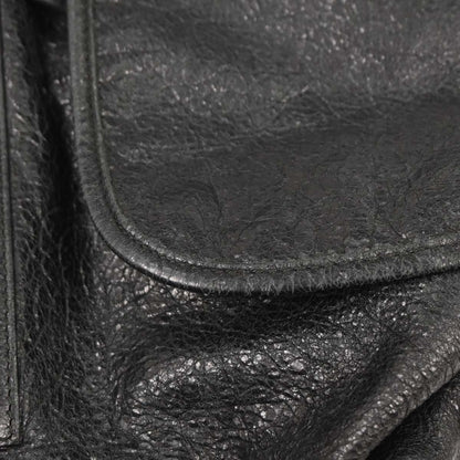 Balenciaga Black Leather Traveler Backpack