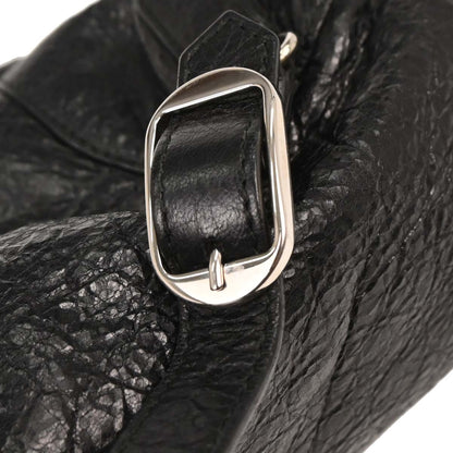 Balenciaga Black Leather Traveler Backpack