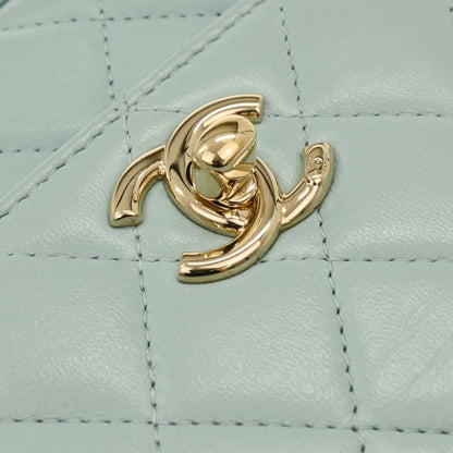 Chanel 2019 Light Blue Lambskin Trendy CC Shoulder Bag