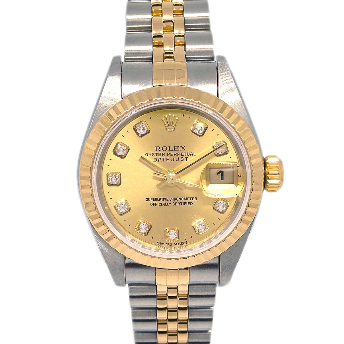 Rolex Oyster Perpetual Datejust 26mm Ref.79173G Self-winding Watch SS 18K