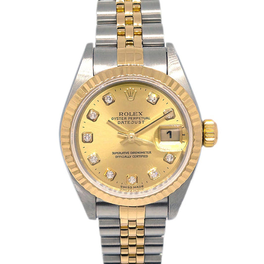 Rolex Oyster Perpetual Datejust 26mm Ref.79173G Self-winding Watch SS 18K