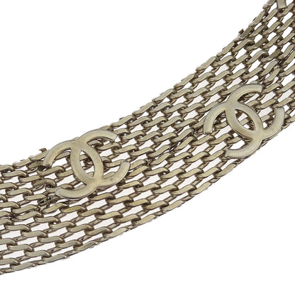 Chanel Chain Belt Silver Small Good 97A
