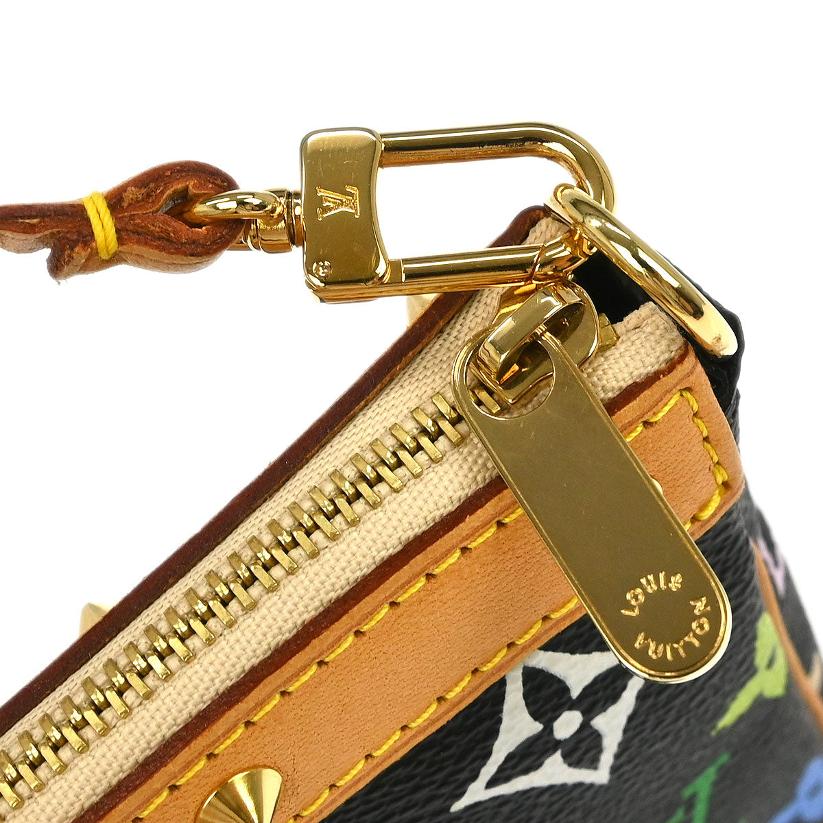 Louis Vuitton Black Multicolor Pochette Accessoires M92648