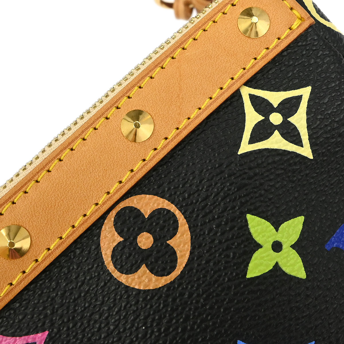 Louis Vuitton Black Multicolor Pochette Accessoires M92648