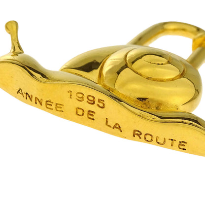 Hermes Snail 1995 Annee De la Route Cadena Gold Small Good