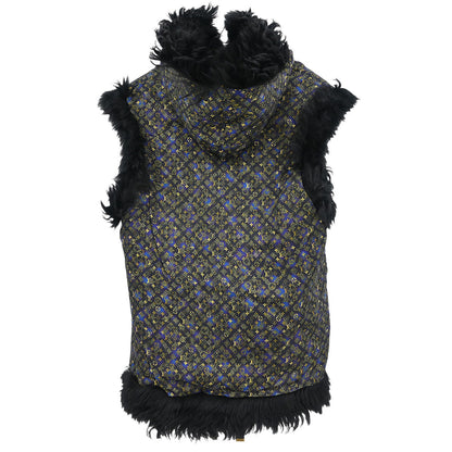 Louis Vuitton Reversible Fur Vest Black #34