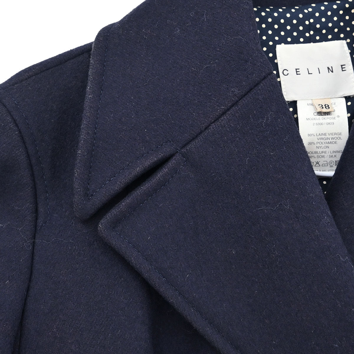Celine Coat Navy #38