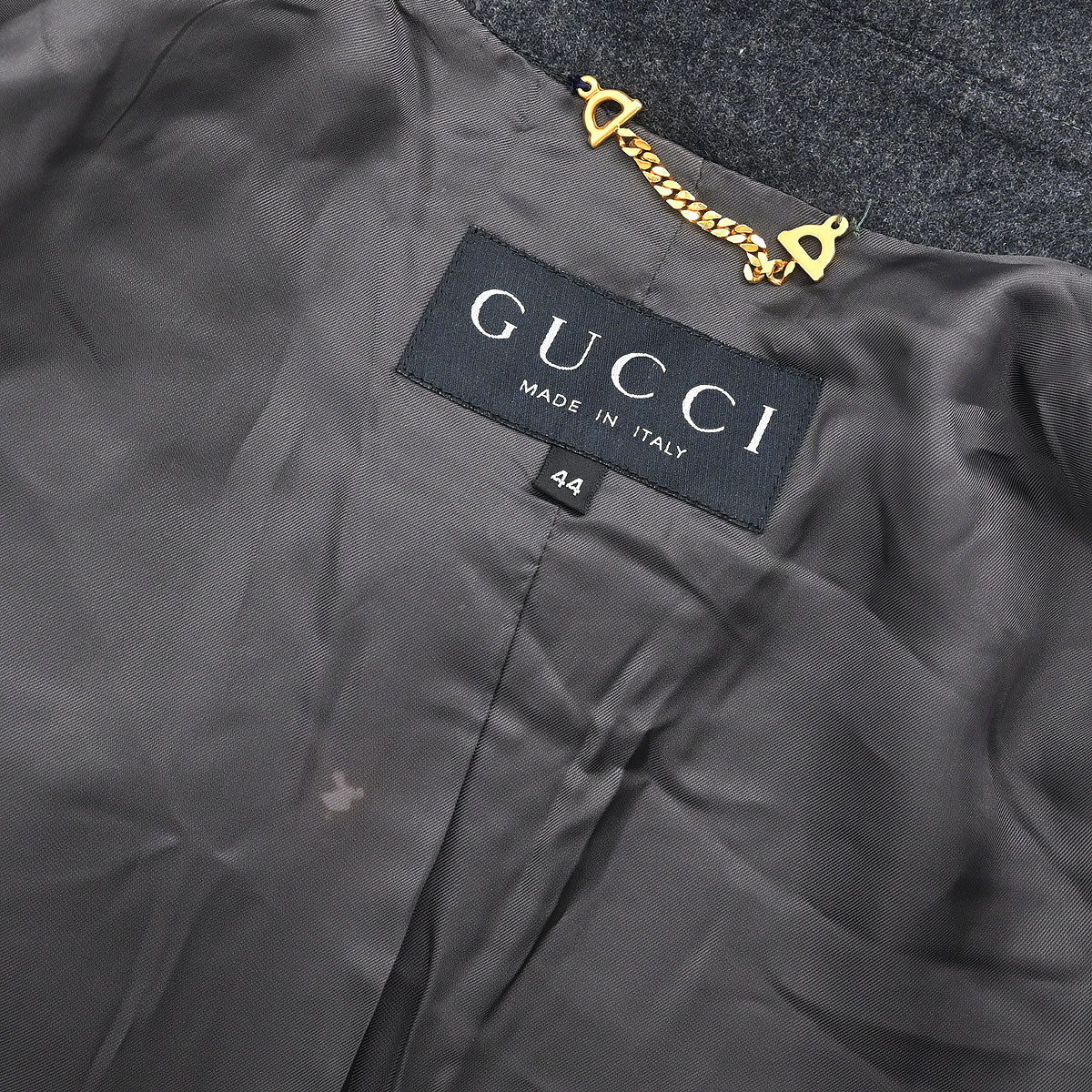 Gucci Single Breasted Jacket Gray #44