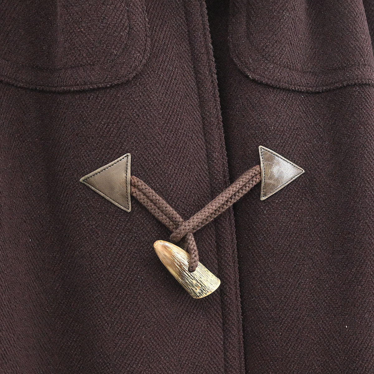 Hermes Duffle Coat Brown #52