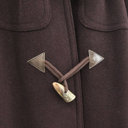 Hermes Duffle Coat Brown #52