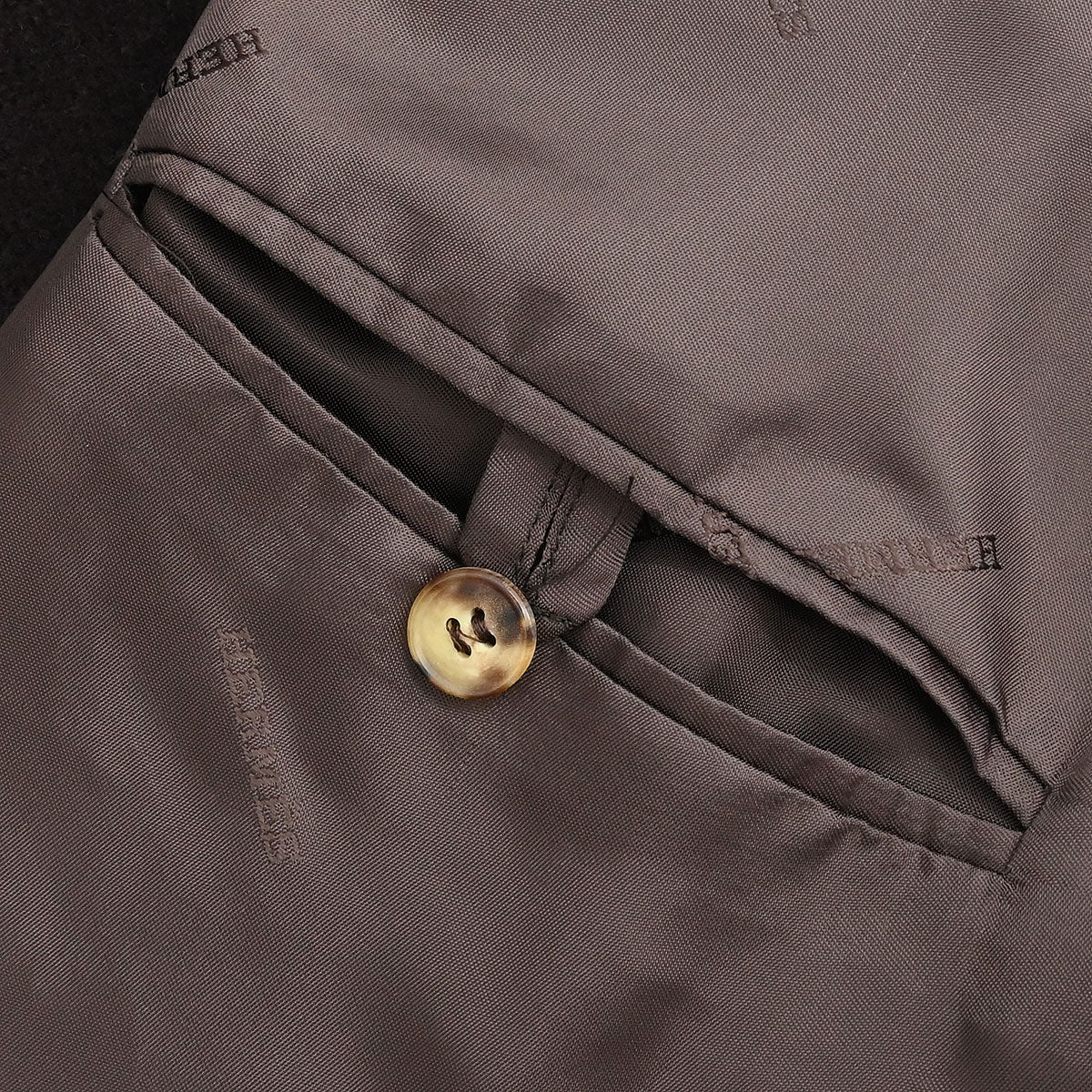 Hermes Duffle Coat Brown #52