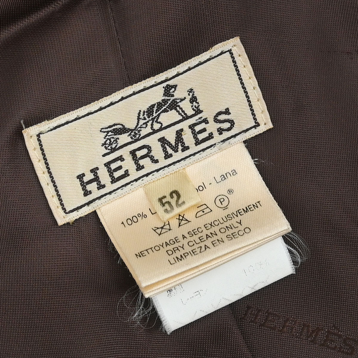 Hermes Duffle Coat Brown #52