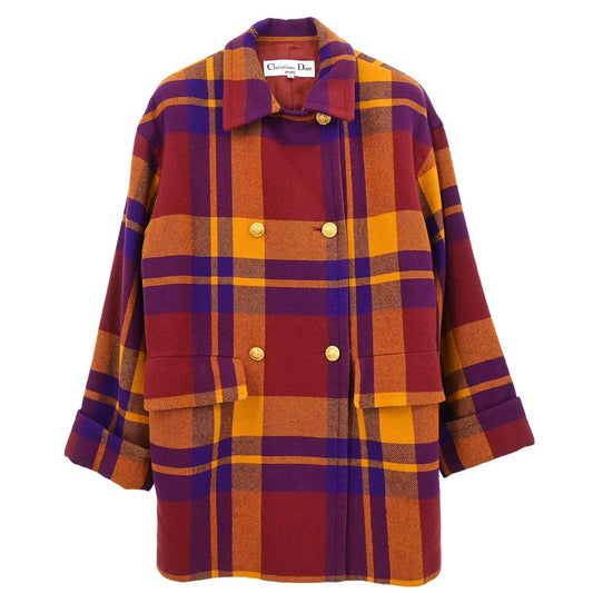 Christian Dior Coat Yellow Purple #M