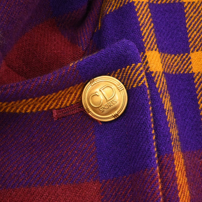 Christian Dior Coat Yellow Purple #M