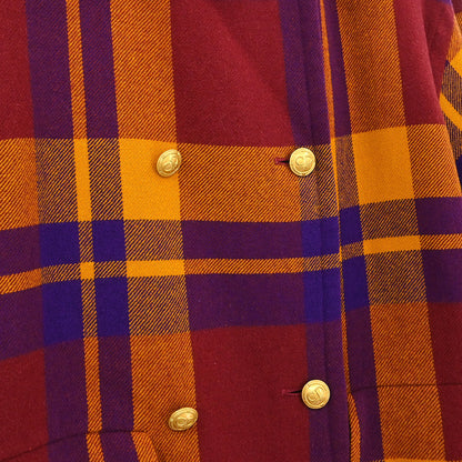 Christian Dior Coat Yellow Purple #M