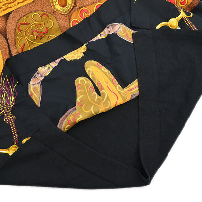 Hermes Short Sleeve Polo Shirt Top Black #M