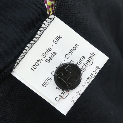 Hermes Short Sleeve Polo Shirt Top Black #M