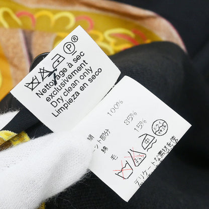 Hermes Short Sleeve Polo Shirt Top Black #M