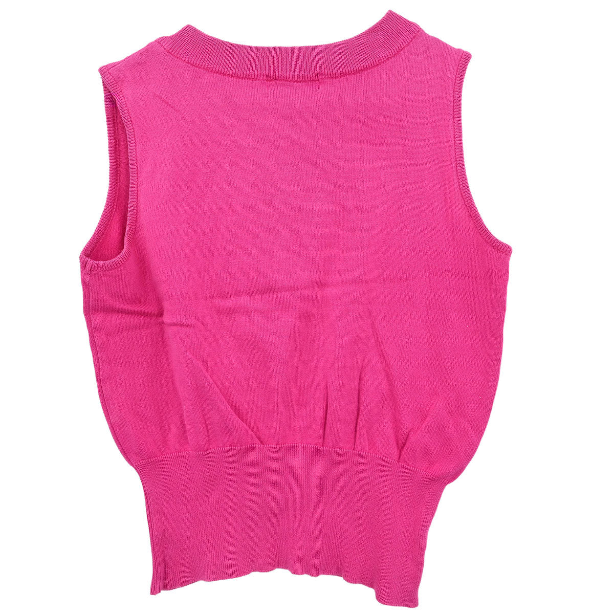 Yves Saint Laurent Sleeveless Sweater Pink #M