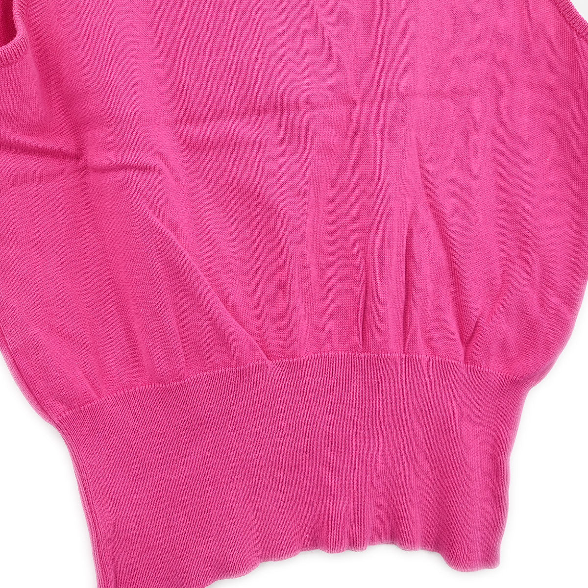 Yves Saint Laurent Sleeveless Sweater Pink #M