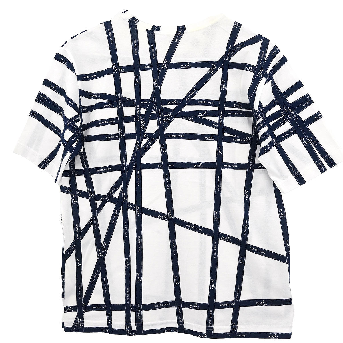 Hermes Short Sleeve T-shirt Top White #M