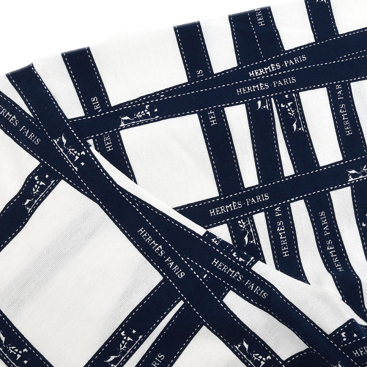 Hermes Short Sleeve T-shirt Top White #M