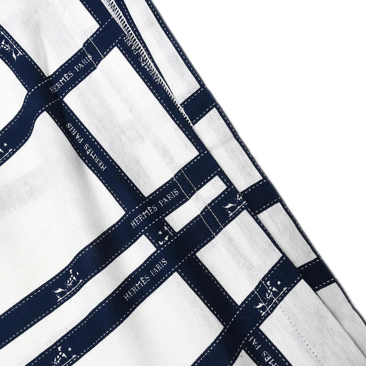 Hermes Short Sleeve T-shirt Top White #M