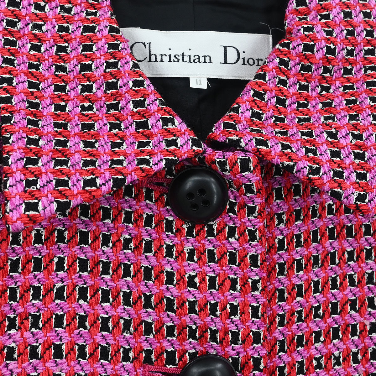 Christian Dior Single Breasted Jacket Pink #38–40