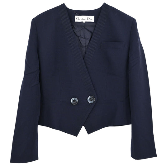 Christian Dior Double Breasted Jacket Navy #M