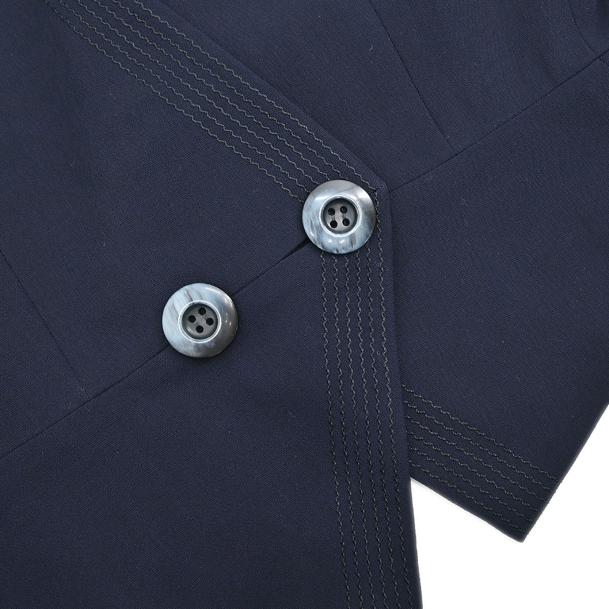 Christian Dior Double Breasted Jacket Navy #M