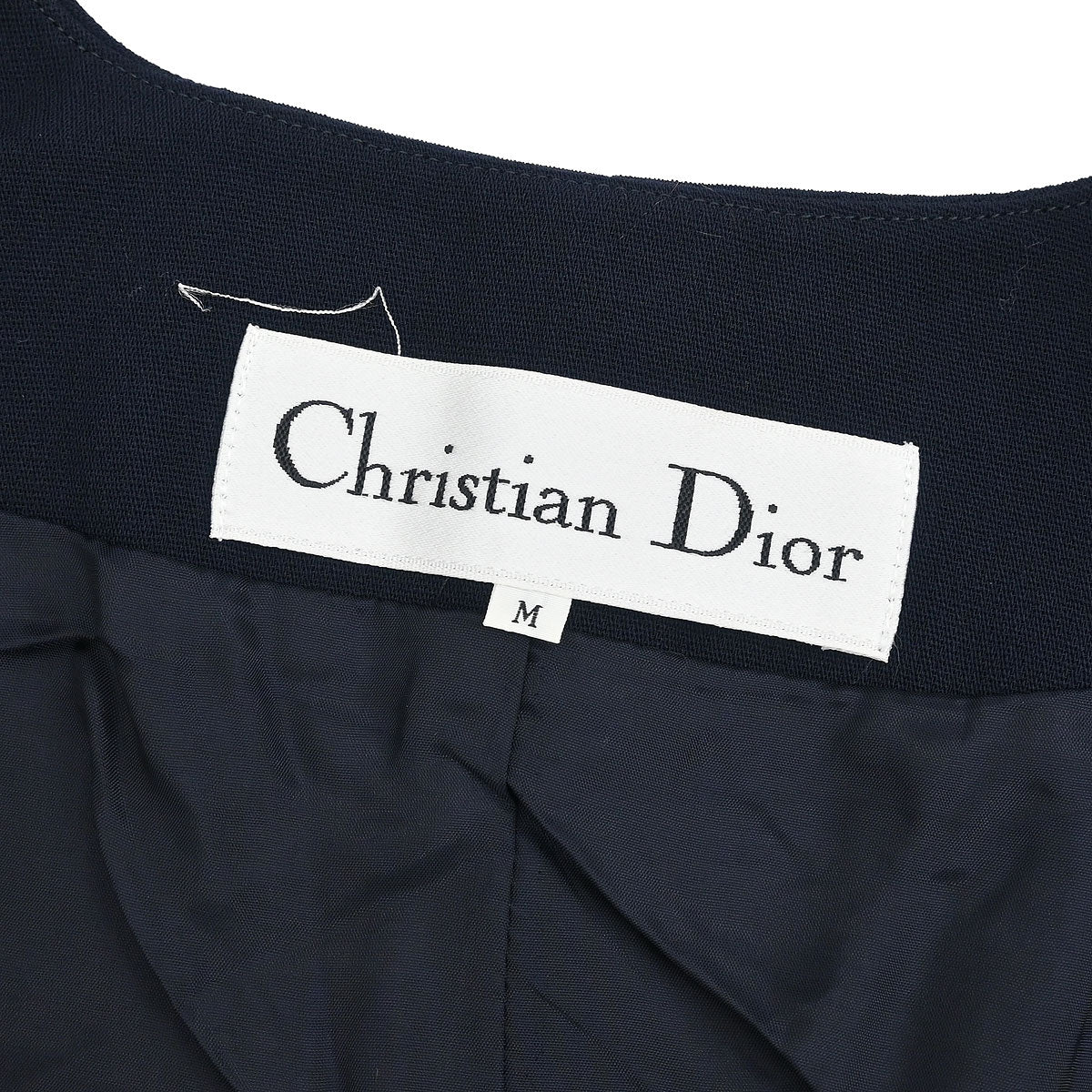 Christian Dior Double Breasted Jacket Navy #M