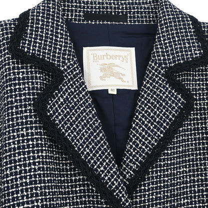 Burberrys Setup Suit Jacket Skirt Navy #40 #38