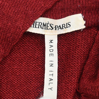 Hermes Ensemble Cardigan Sleeveless Top Bordeaux #ME