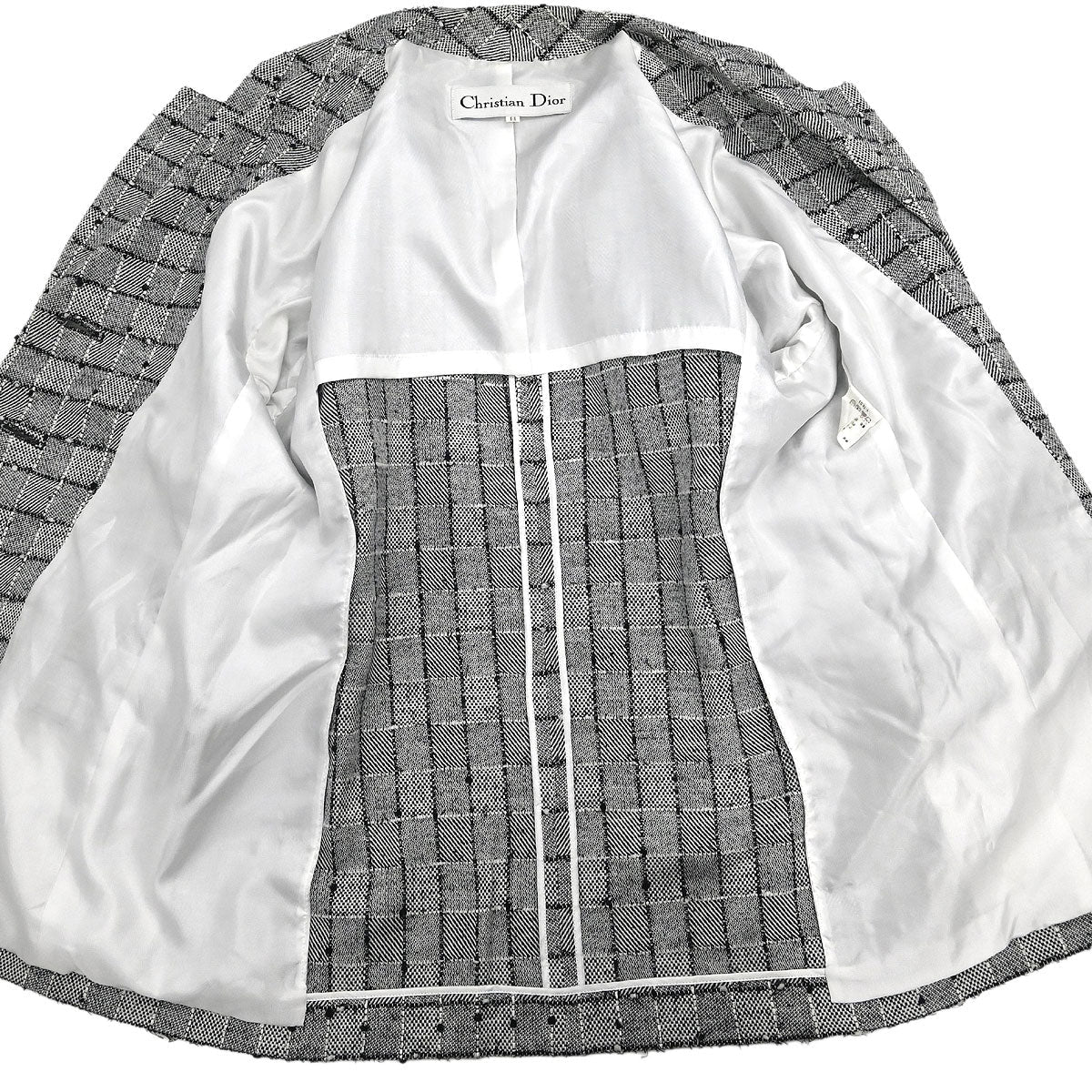 Christian Dior Single Breasted Jacket Gray #38–40