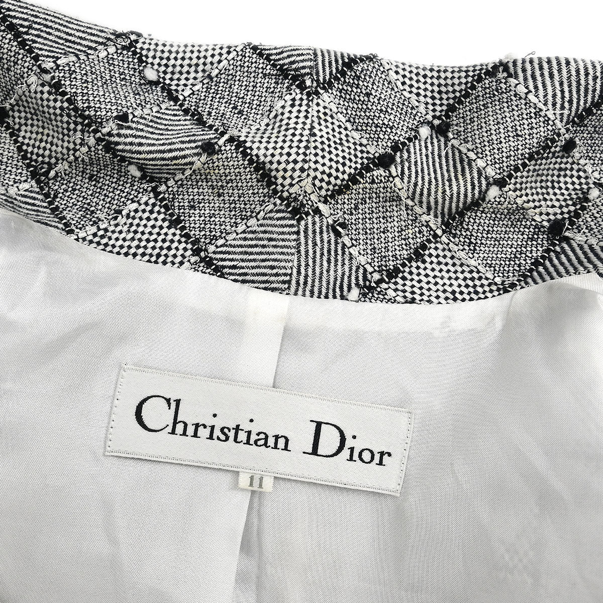 Christian Dior Single Breasted Jacket Gray #38–40