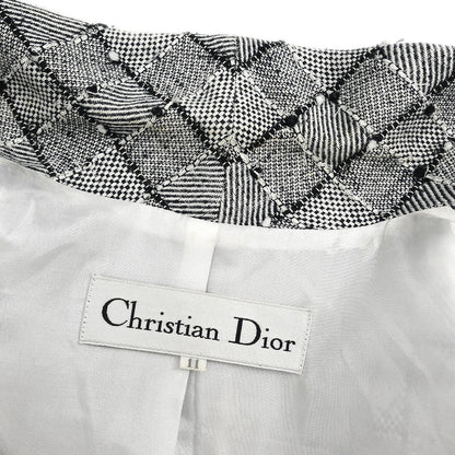 Christian Dior Single Breasted Jacket Gray #38–40