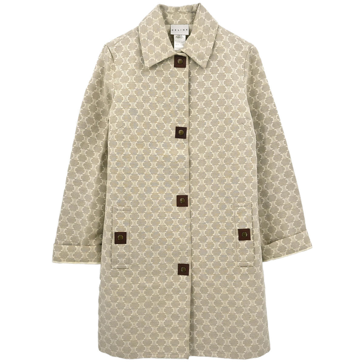 Celine Coat Macadam Off-white #38