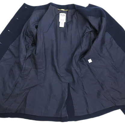 Celine Setup Suit Jacket Skirt Navy #40