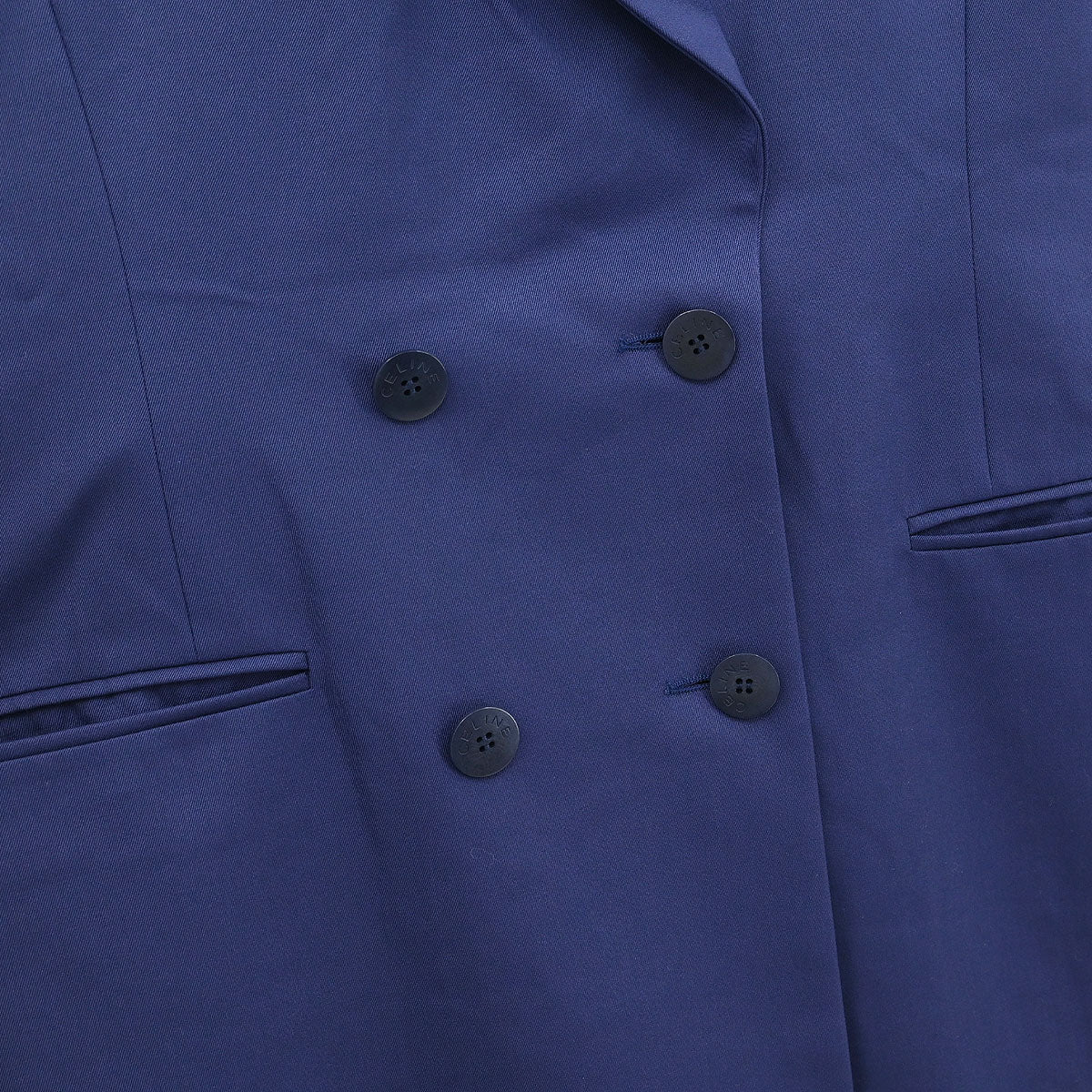 Celine Setup Suit Jacket Skirt Navy #44