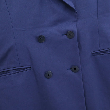 Celine Setup Suit Jacket Skirt Navy #44