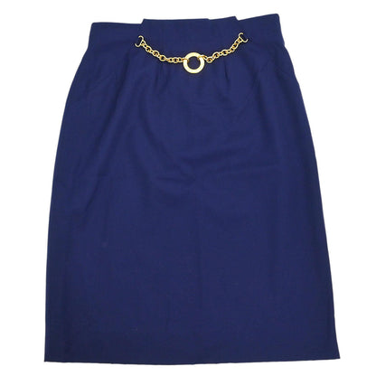 Celine Setup Suit Jacket Skirt Navy #44