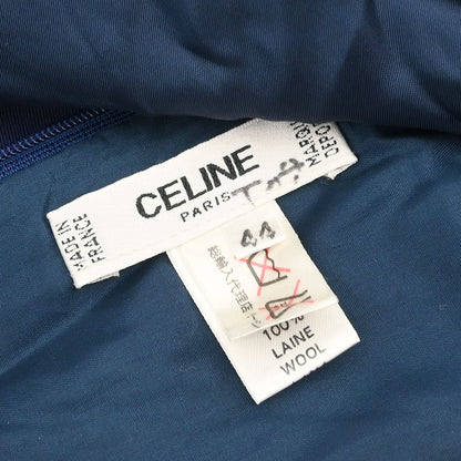 Celine Setup Suit Jacket Skirt Navy #44