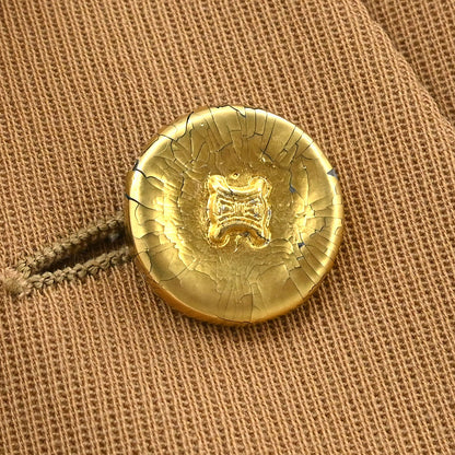 Celine Setup Suit Jacket Skirt Brown #36