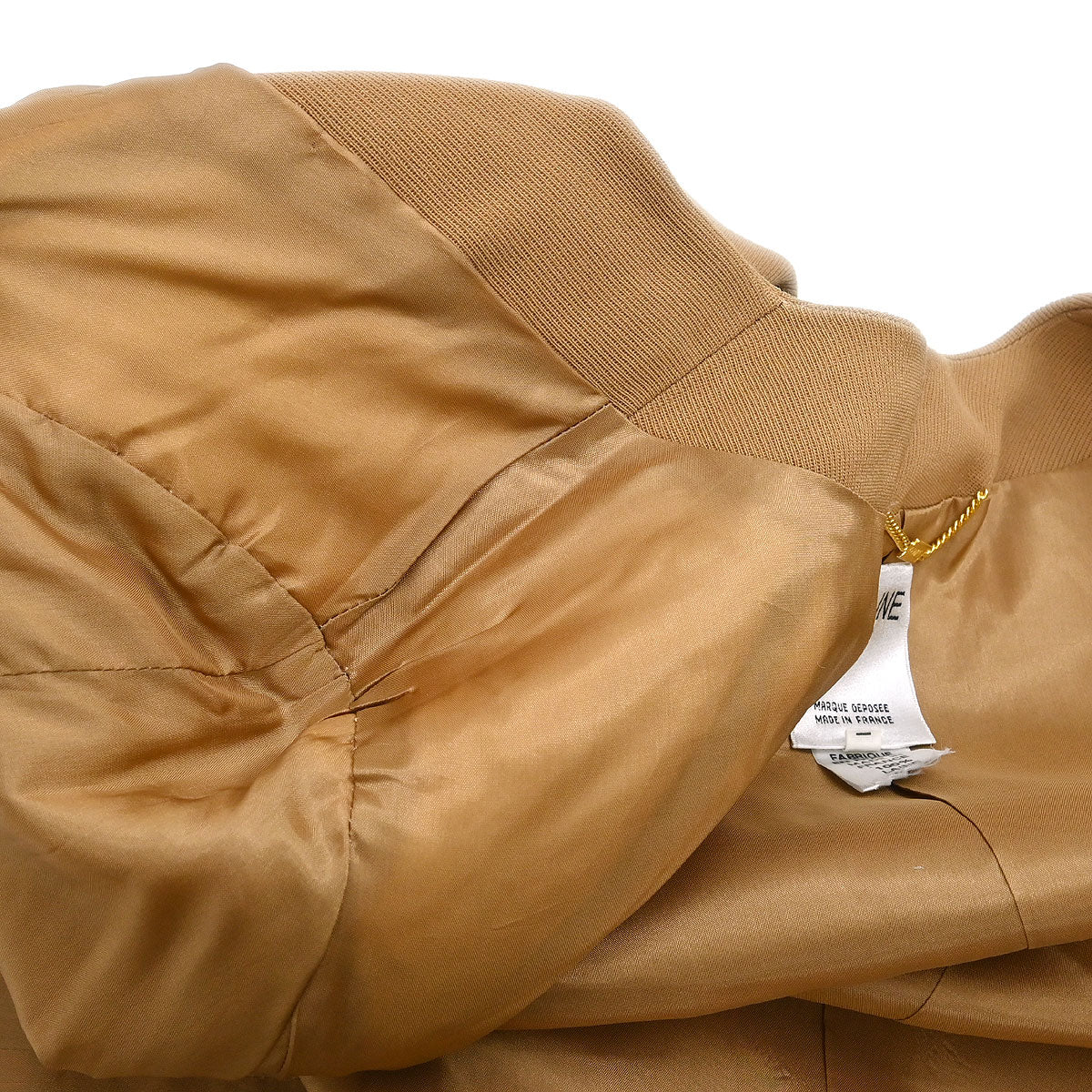 Celine Setup Suit Jacket Skirt Brown #36